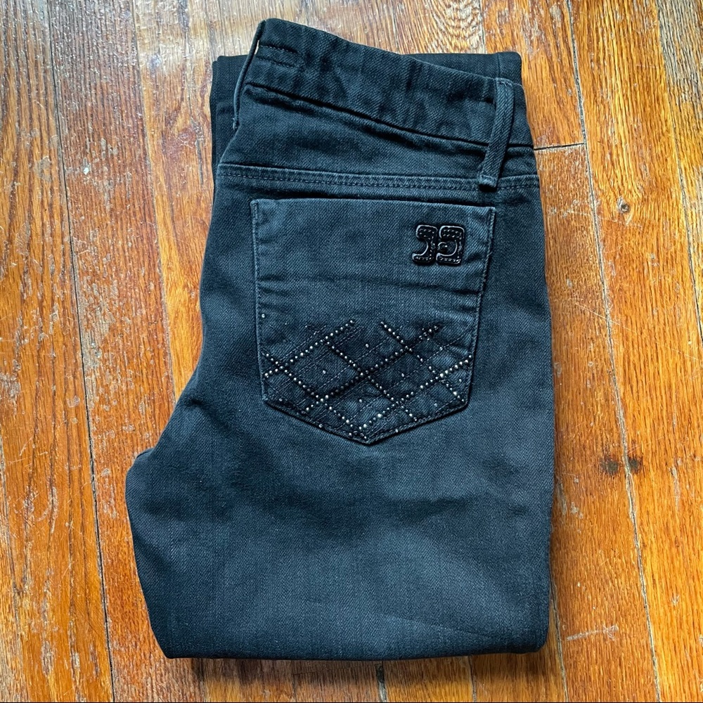 Joe's Jeans Bootcut with Rhinestone, Black Size 27 - Picture 2 of 6